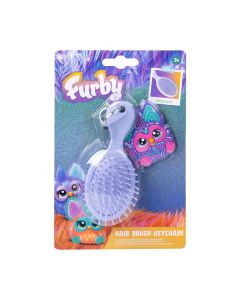 FURBY HAIRBRUSH KEYRING-RMS-88-0104
