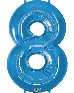 34 INCH FOIL NUMBER 8 SAPPHIR BLUE 1CTP-QUA-30543