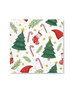 XMAS ORNAMENTSFSC 3-PLY NAPKINS 33X33CM-PRO-98613