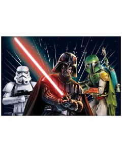 STAR WARS GALAXY PLASTIC TABLECOVER 120X180CM 1CT-PRO-93882