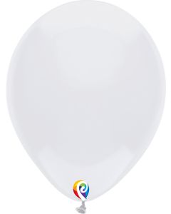 FS 12 INCH LATEX STANDARD COLOUR WHITE 15CTP-QUA-71052