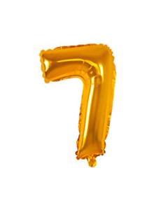 12 INCH AIRFILLED GOLD FOIL BALLOON 7 1CTP-PRO-89648