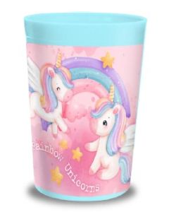 RAINBOW UNICORN TREK PP STACKABLE TUMBLER 200ML-KIE-84659