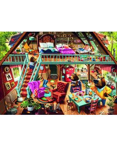 RAVENSBURGER 1000PC GOLDILOCKS GETS CAUGHT-RVG-12000423