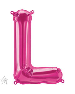 16 IN FOIL MAGENTA LETTER L AIR FILLED 1CTP-QUA-59570