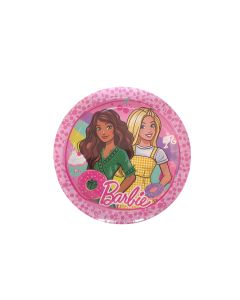 BARBIE PAPER PLATES LARGE 23CM 8CT-LCY-84962