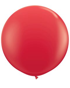3 FT LATEX PLAIN RND RED 2CTP-QUA-42554