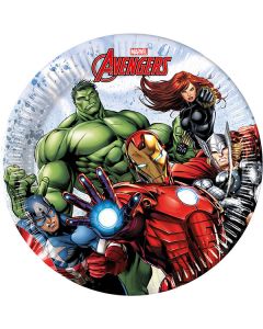 AVENGERS INFINITY STONES PAPER PLATES 20CM 8CT PET-PRO-94055
