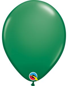 11 INCH LATEX RND GREEN 100CTP-QUA-43750