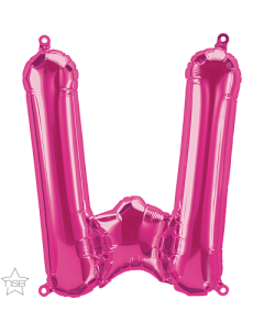 16 IN FOIL MAGENTA LETTER W AIR FILLED 1CTP-QUA-59592