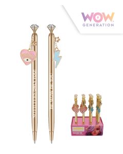 WOW GENERATION DIAMOND PEN WITH CHARMS-KIE-WOW00161