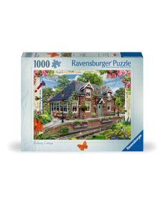 RAVENSBURGER 1000PC RAILWAY COTTAGE-RVG-13989