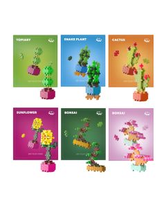 PLUS PLUS PLANT PACKS - DISPLAY (36 PCS)-PLS-7494
