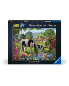 RAVENSBURGER 500PC PUZZLE HADLOW PONIES-RVG-12001570