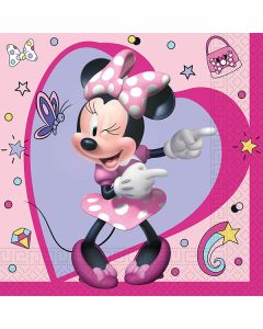 MINNIE JUNIOR 2PLY NAPKINS 33X33CM 20CT-PRO-93832