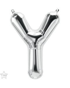 34 INCH FOIL SILVER LETTER Y 1CTP-QUA-59838