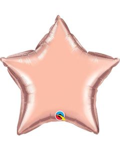 20 INCH FOIL STAR ROSE GOLD 1CTL-QUA-57163