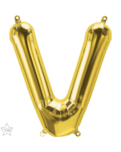 34 INCH FOIL GOLD LETTER V 1CTP-QUA-59954