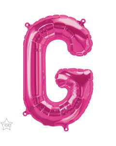 16 IN FOIL MAGENTA LETTER G AIR FILLED 1CTP-QUA-59560
