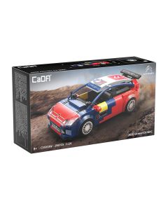 CADA 1:24 FREE WHEEL 296PC 2008 CITROEN C4 WRC-CAD-C55033W