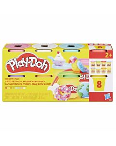 PLAY DOH-8 PACK ASST 3OZ CANS-HAS-G0513