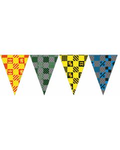 HARRY POTTER HOGWARTS HOUSE PPR TRIANG FLG BNR 1CT-PRO-93377