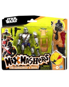 STAR WARS MIXMASHERS MANDO AND GROGU DELUXE FIGURE-HAS-G0300