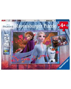 RAVENSBURGER 2X24PC PUZ FROZEN 2 FROSTY ADVENTURES-RVG-5010