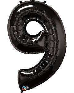 34 INCH FOIL NUMBER 9 ONYX BLACK 1CTP-QUA-36365
