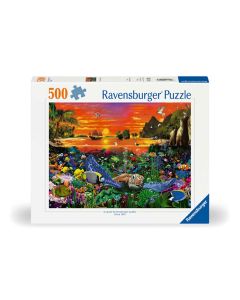 RAVENSBURGER 500PC PUZZLE TURTLE IN THE REEF-RVG-12000225