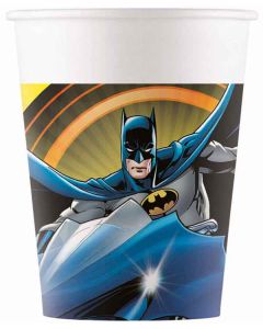 BATMAN ROGUE RAGE PAPER CUPS 200ML 8CT-PRO-93507