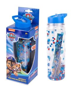PAW PATROL DECORATE YOUR OWN WATER BOTTLE-BLUE-RMS-97-0202-BLUE