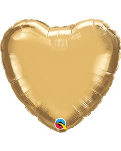 18 INCH FOIL HRT CHROME GOLD 1CTP-QUA-90039