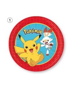POKEMON PAPER PLATES NEXT GENERATION 23CM-PRO-98391