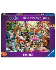 RAVENSBURGER 1000PC PUZZLE THE CAT GROOMER-RVG-12001857