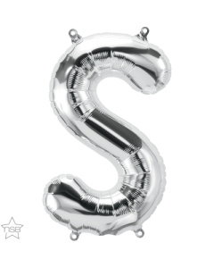 16 IN FOIL SILVER LETTER S AIR FILLED 1CTP-QUA-59688