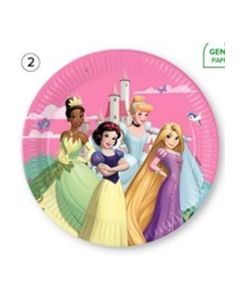 PRINCESS PAPER PLATES LARGE 23CM 8CT NG-PRO-97253