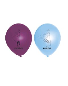 FROZEN II SPARKLE 11 INCH PRINTED BALLOONS 8CT-PRO-91133