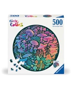 RAVENSBURGER 500PC CIRCLE OF COLORS MUSHROOMS-RVG-12000822