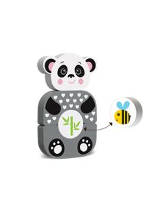 KIDS HITS WOODEN BLOCKS CUTE PANDA-KDH-KH20-004