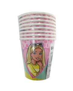 BARBIE PAPER CUPS 200ML 8CT-LCY-84963