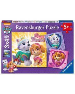 RAVENSBURGER 3X49PC PUZ PAW PATROL GLAMOUR GIRLS-RVG-8008