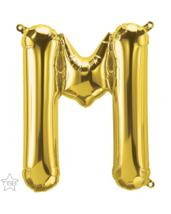 34 INCH FOIL GOLD LETTER M 1CTP-QUA-59936