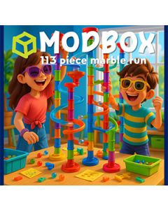 MODBOX 113 PIECE MARBLE RUN-PLA-40479