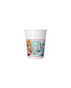 PAW PATROL SKYE & EVEREST PLASTIC CUPS 200 ML 8CT-PRO-90276