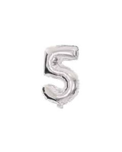 37 INCH AIR-HELIUM SILVER FOIL BALLOON 5 1CTP-PRO-92471