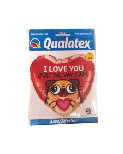 18 INCH FOIL I LOVE YOU JUST THE WAY I AM 5CTP-LCY-85565