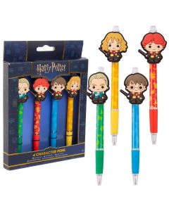 HARRY POTTER CHARCTER PENS 4 PK-RMS-92-0091