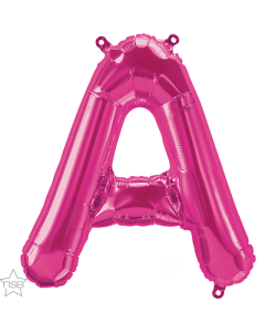 16 IN FOIL MAGENTA LETTER A AIR FILLED 1CTP-QUA-59548