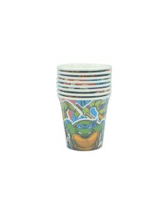 TEENAGE MUTANT NINJA TURTLES PAPER CUPS 200ML 8CT-LCY-83888